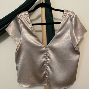 EUC Zara Silver Top